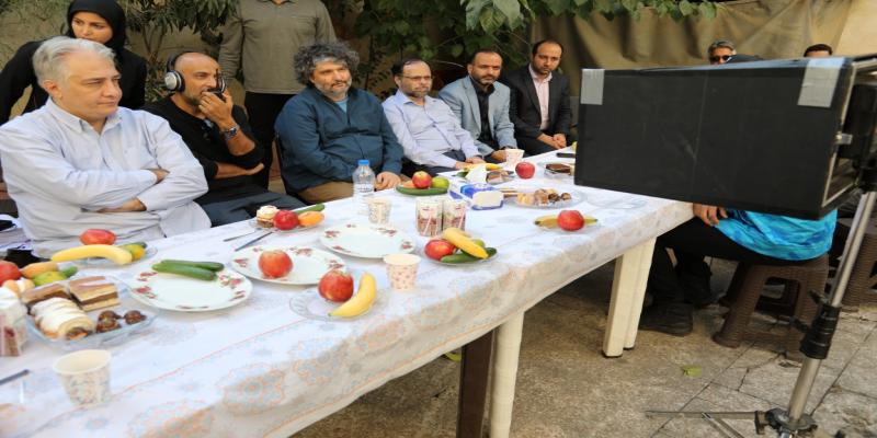  بازدید معاون سیما از پشت صحنه سریال «محرمانه»