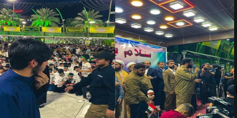 اجرای سلام فرمانده با حضور خوانندگان فارسی و عربی در بین‌الحرمین