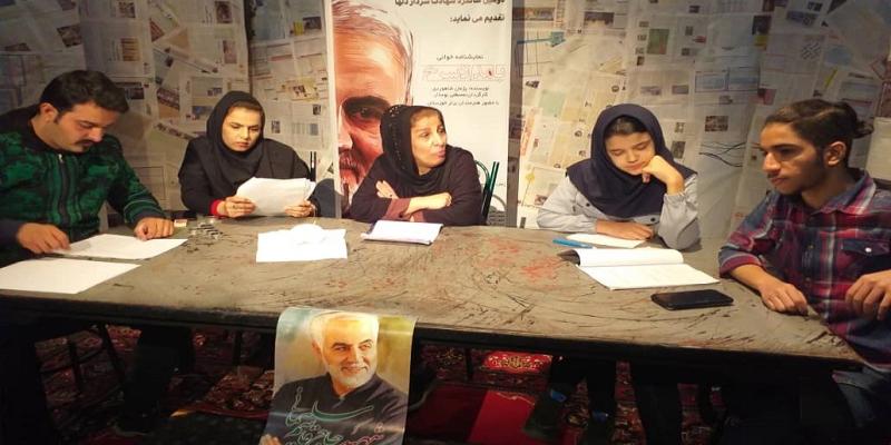 اجرای نمایشنامه‌خوانی «بامداد سرخ» عرض ارادتی به پیشگاه سردار دل‌ها 