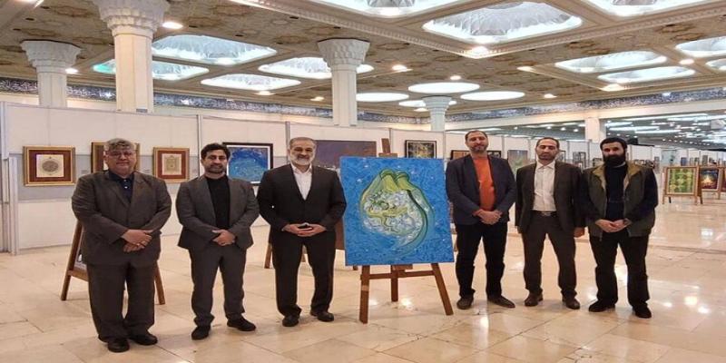  «أَحْسَنَ‏ الْحَسَن» با حضور مدیرکل هنرهای تجسمی رونمایی شد