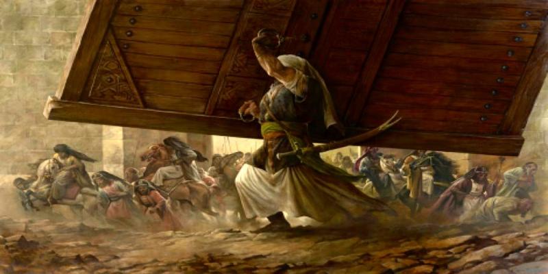 رونمایی از «فاتح خیبر» بر دیواره بزرگراه امام علی (علیه‌السلام) 