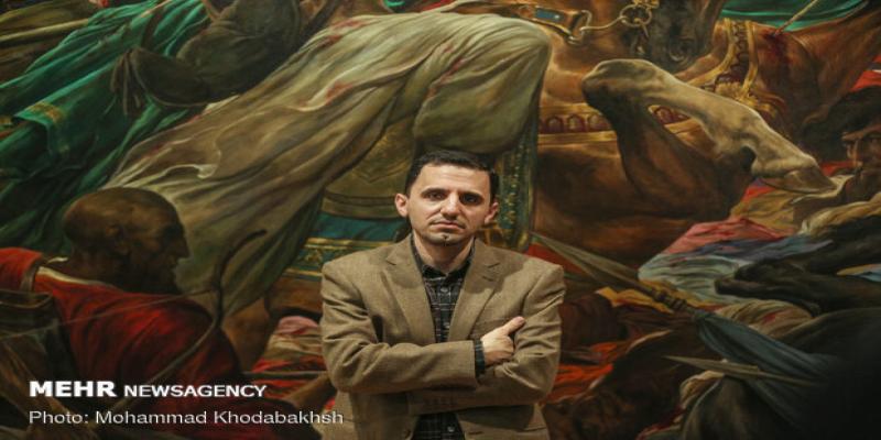 نمایشگاه «حسن روح‌الامین»؛ نقاش آئینی افتتاح شد