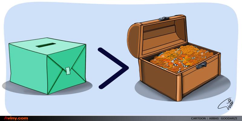 کاریکاتور تولیدی سایت شهید آوینی - شماره 7