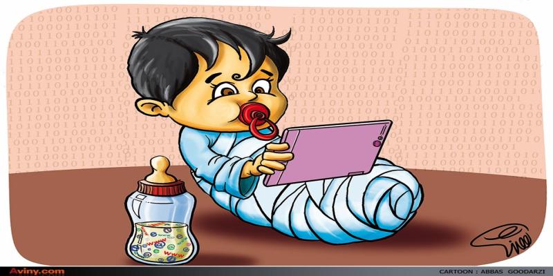 کاریکاتور تولیدی سایت شهید آوینی - شماره 154