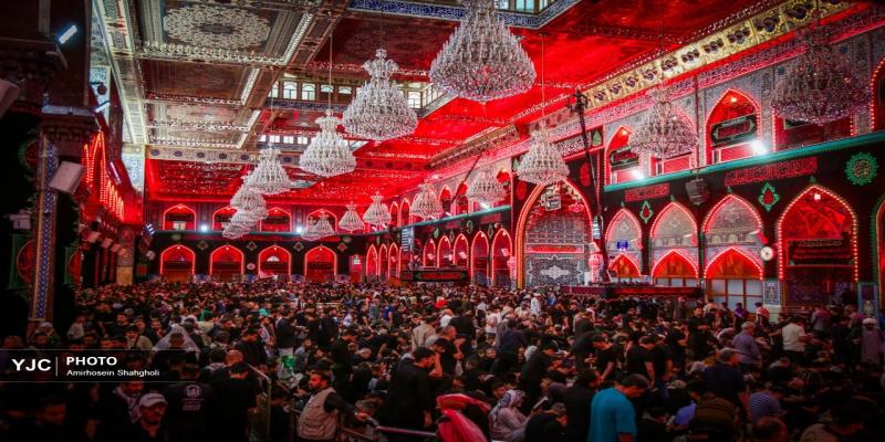 عزاداری دلدادگان حسینی در بین الحرمین