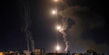 موشک باران غزه و پدافند هوایی اسرائیل